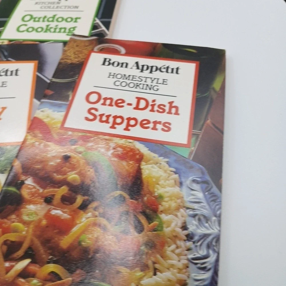 Bon‎ Appetit The Kitchen Collection Lot Cookbooks x8 Homestyle & Vol 2 VTG NOS